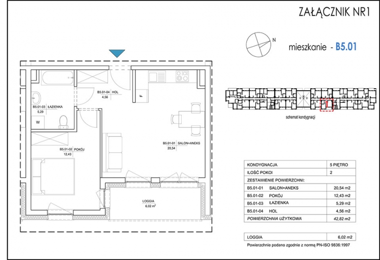 Apartament nr. B5.01